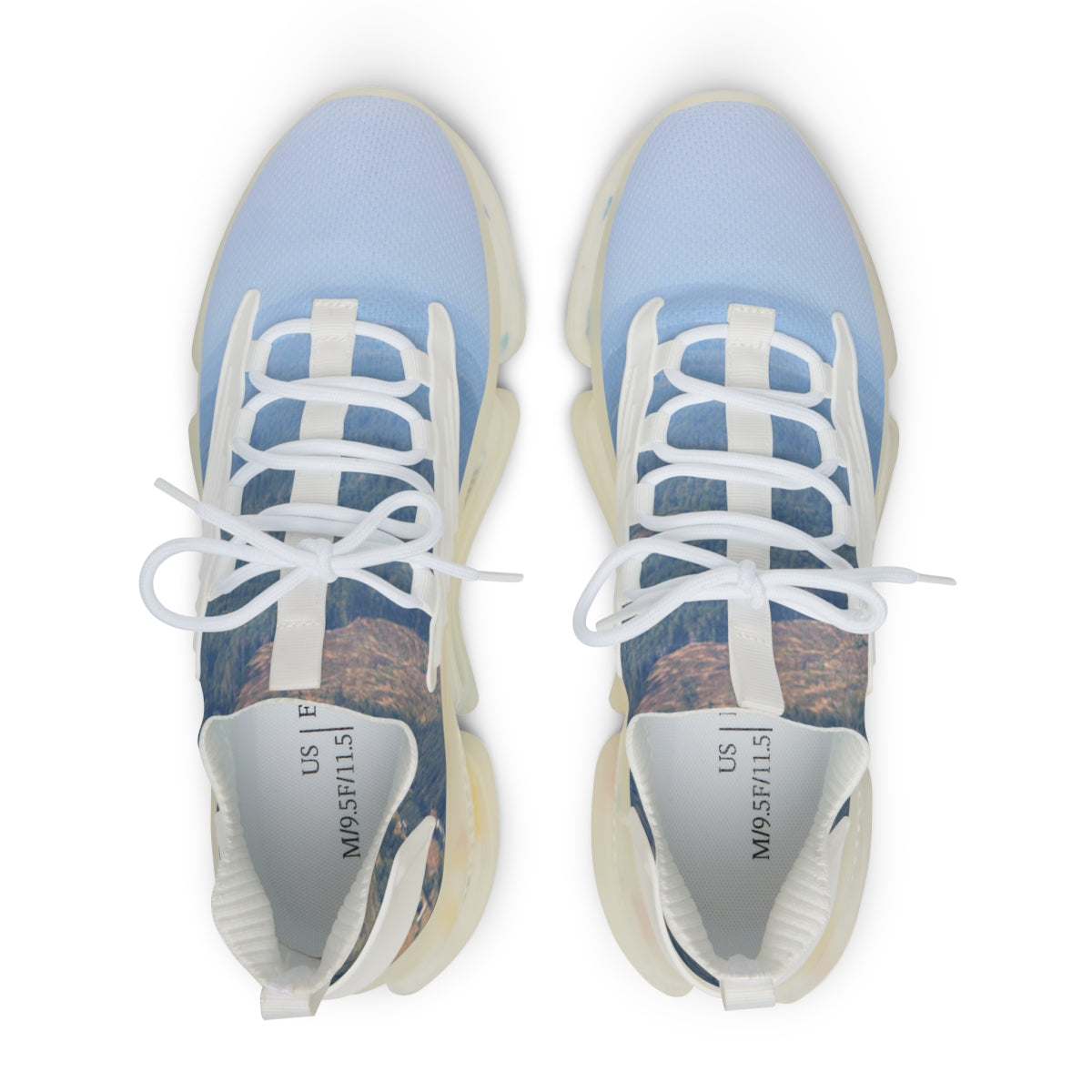 Stylish Athletic Sneakers with Unique Artwork Design