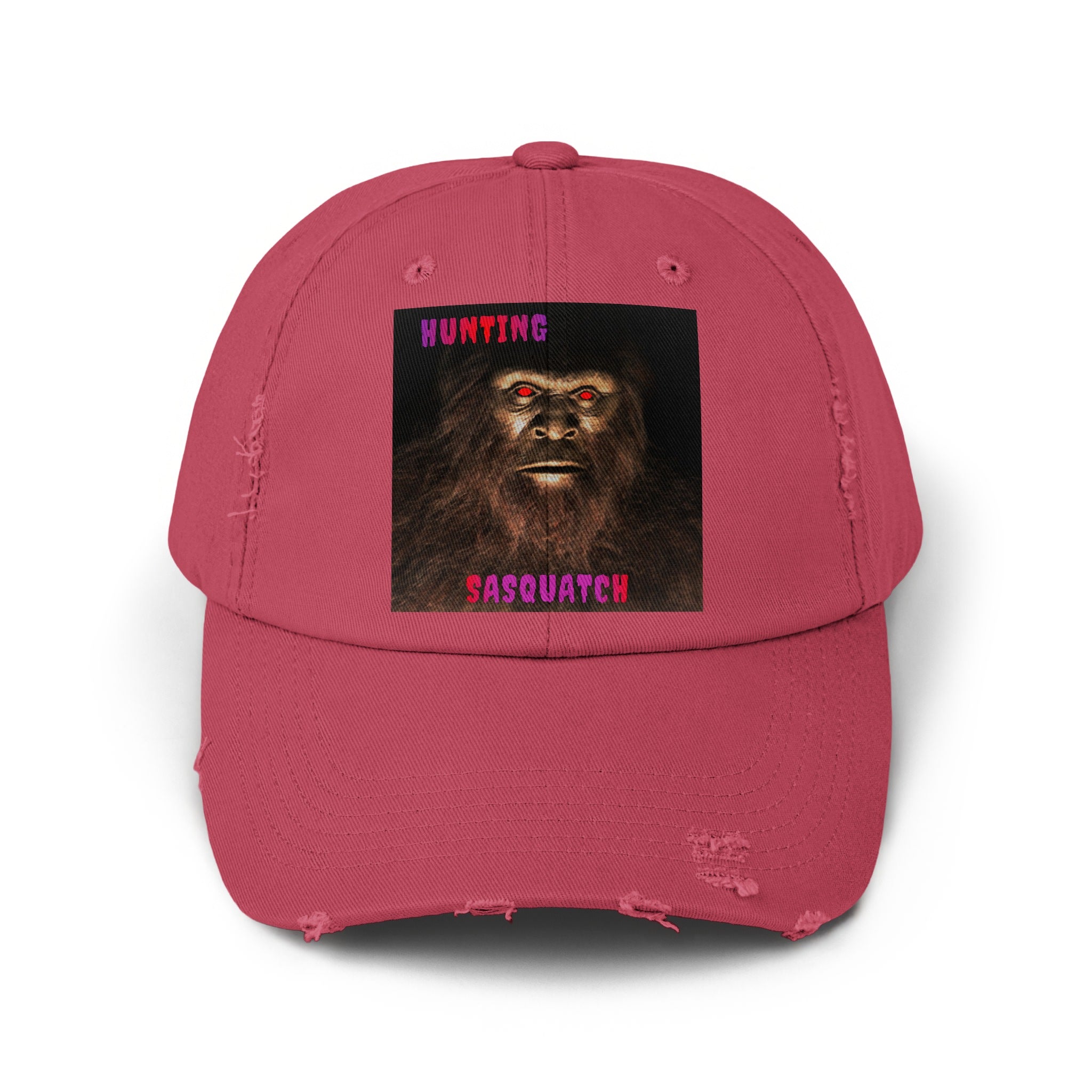 Hunting Sasquatch Distressed Dad Hat product