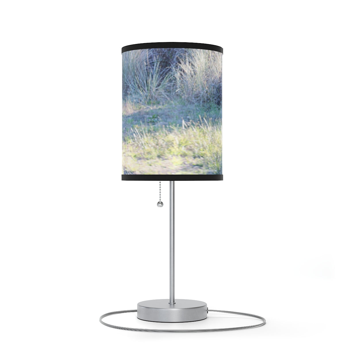 Stylish Modern Table Lamp with Nature Scene Design