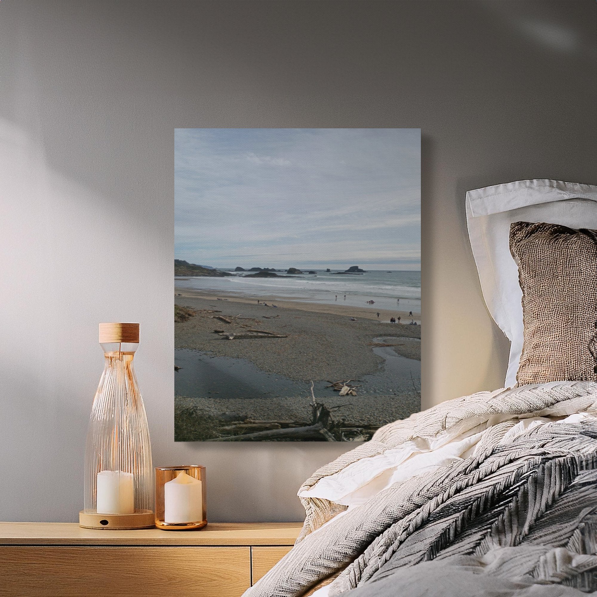 Coastal Beach Scene Wall Art Print for Bedroom product type