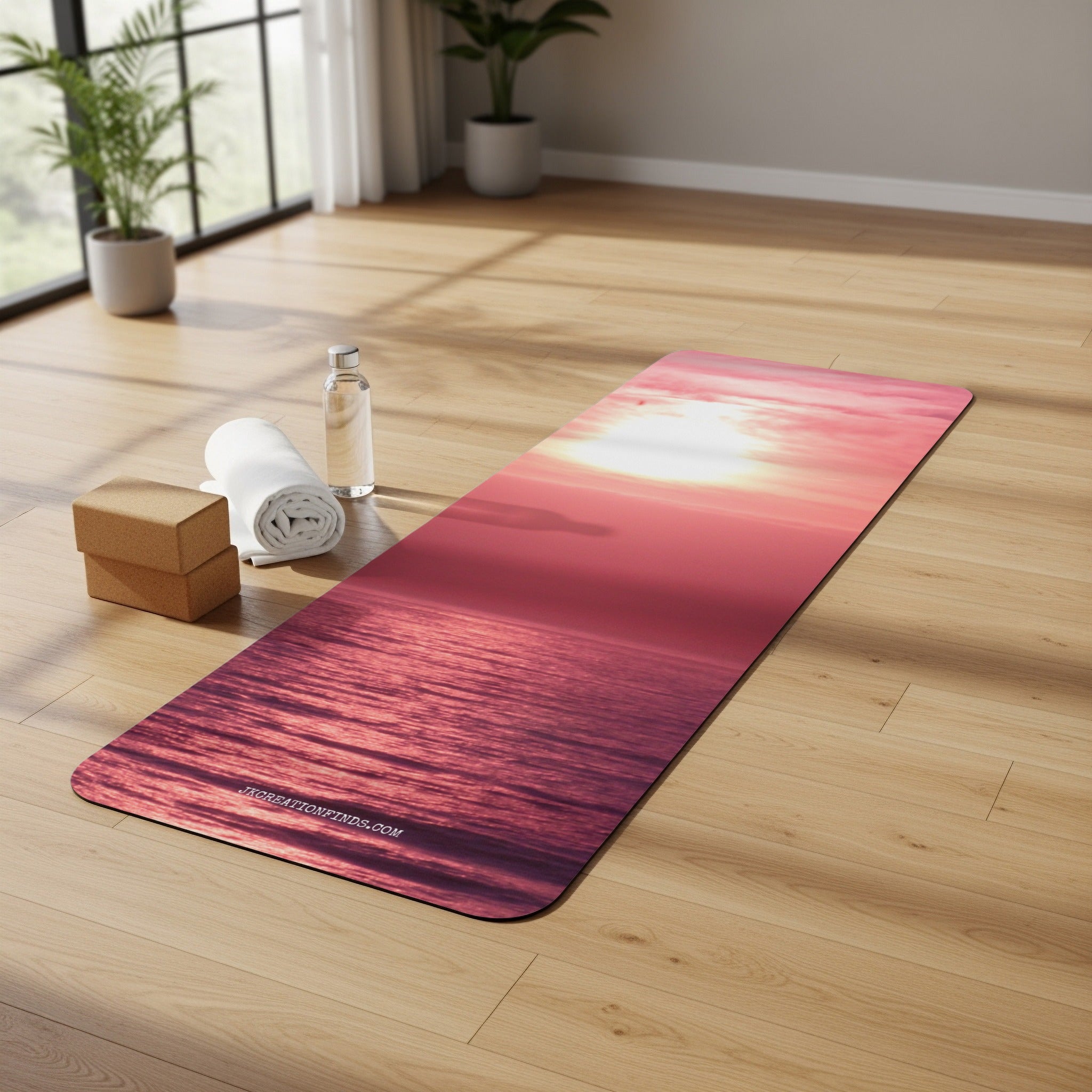 Sunset Over Ocean Design Yoga Mat product