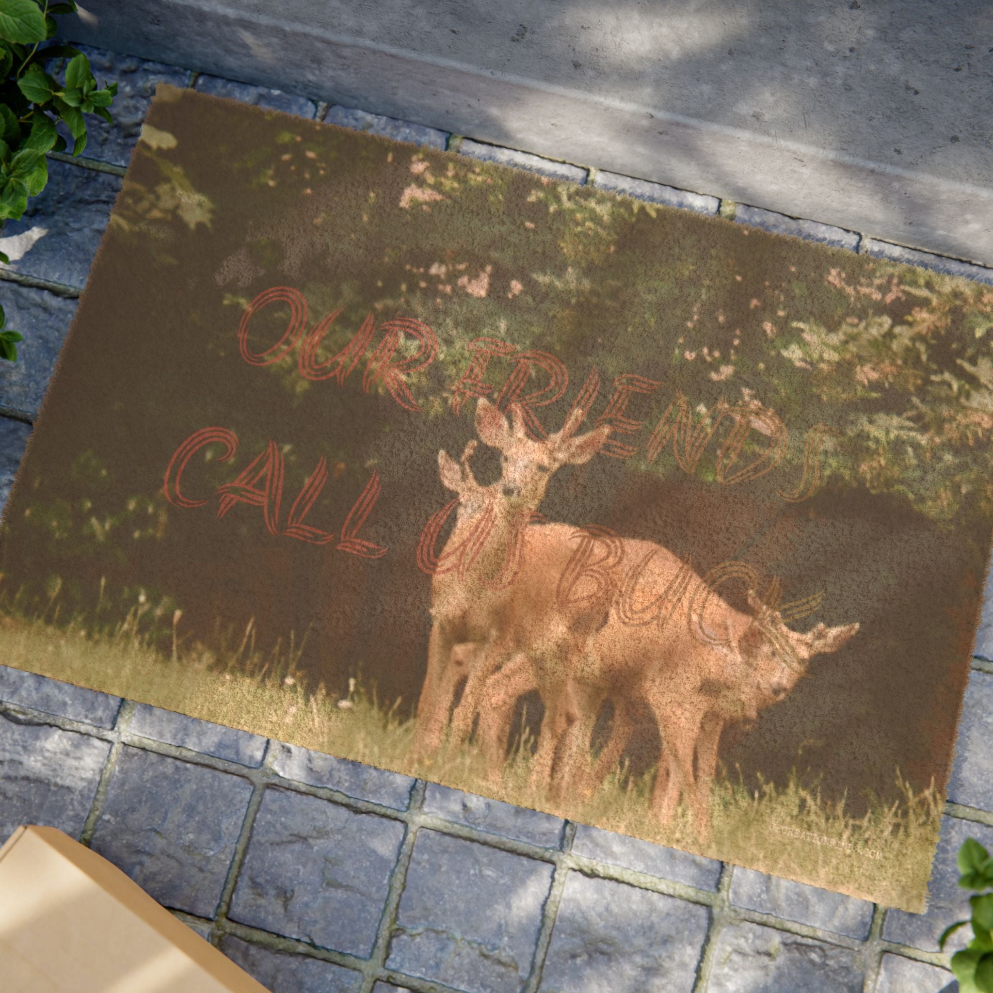 Our Friends Call Us Back Welcome Mat product