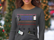 Unique Hilarious Print Shirt with Funny Smartphone Product