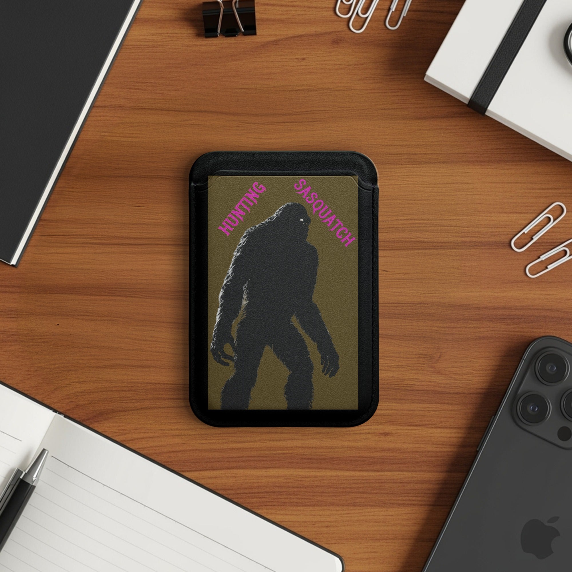 Hunting Sasquatch Design on Wallet product