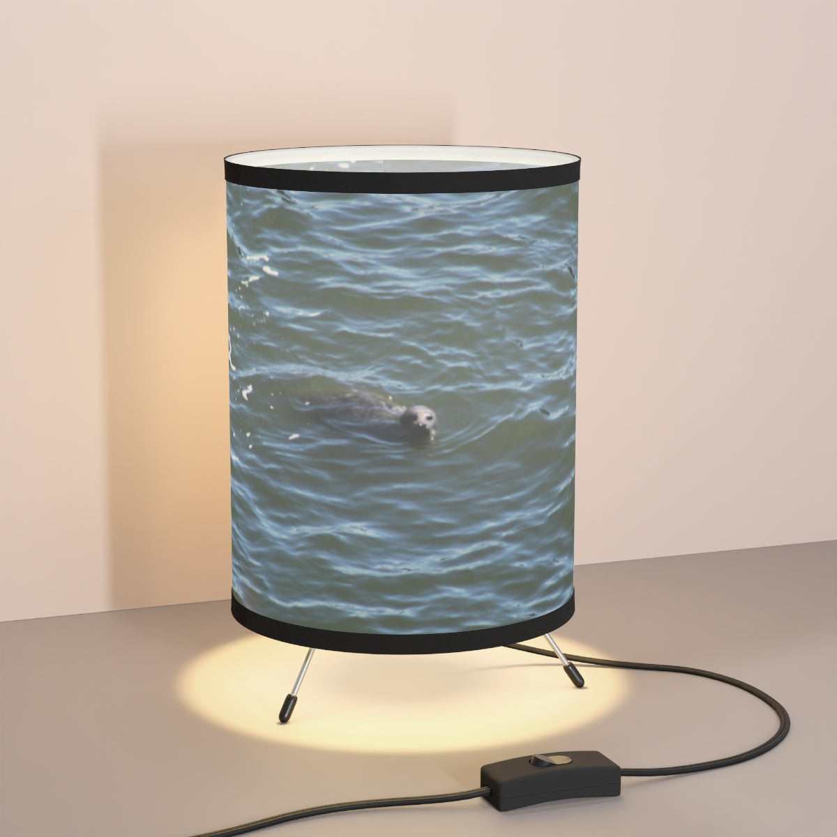 Cute Seal in Water Design Decorative Lamp