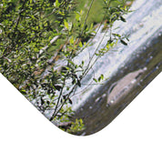 Serene Streamside Nature Scene Shower Curtain