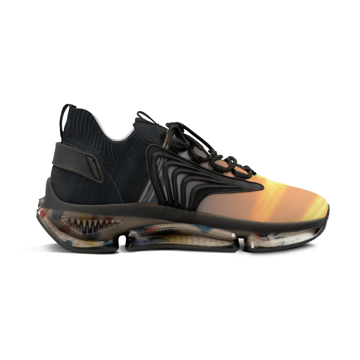 Futuristic Multicolor Design Athletic Shoes