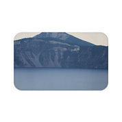 Majestic Mountain with Calm Lake Bathroom Mat
