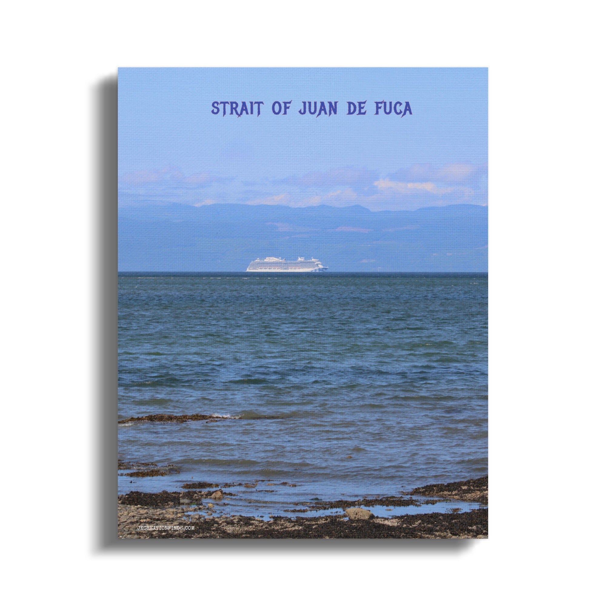 Strait of Juan de Fuca on Seascape Canvas product