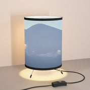 Mountain Landscape Print Night Lamp Table Decor