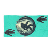 Bigfoot Yeti Design Print Towel for Outdoor Use product