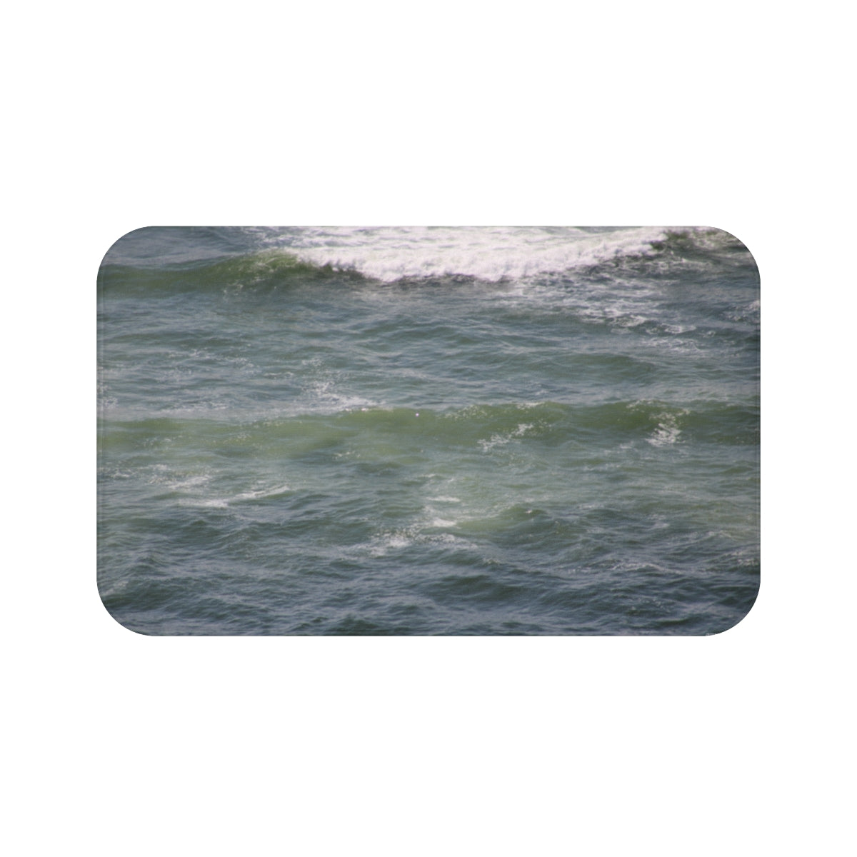 Coastal Waves Ocean Scene Rug