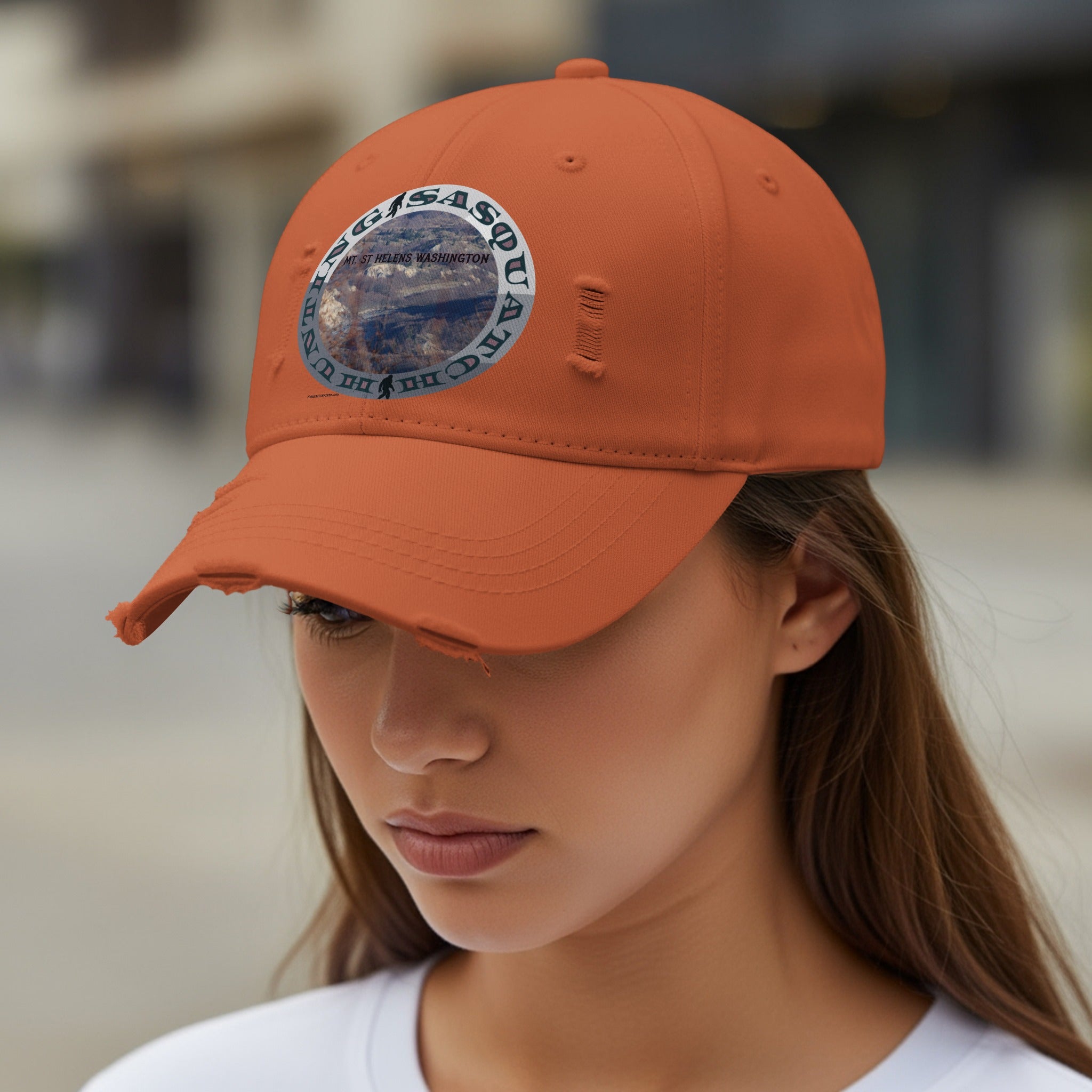 Retro Vintage Distressed Cap with Custom Patch product