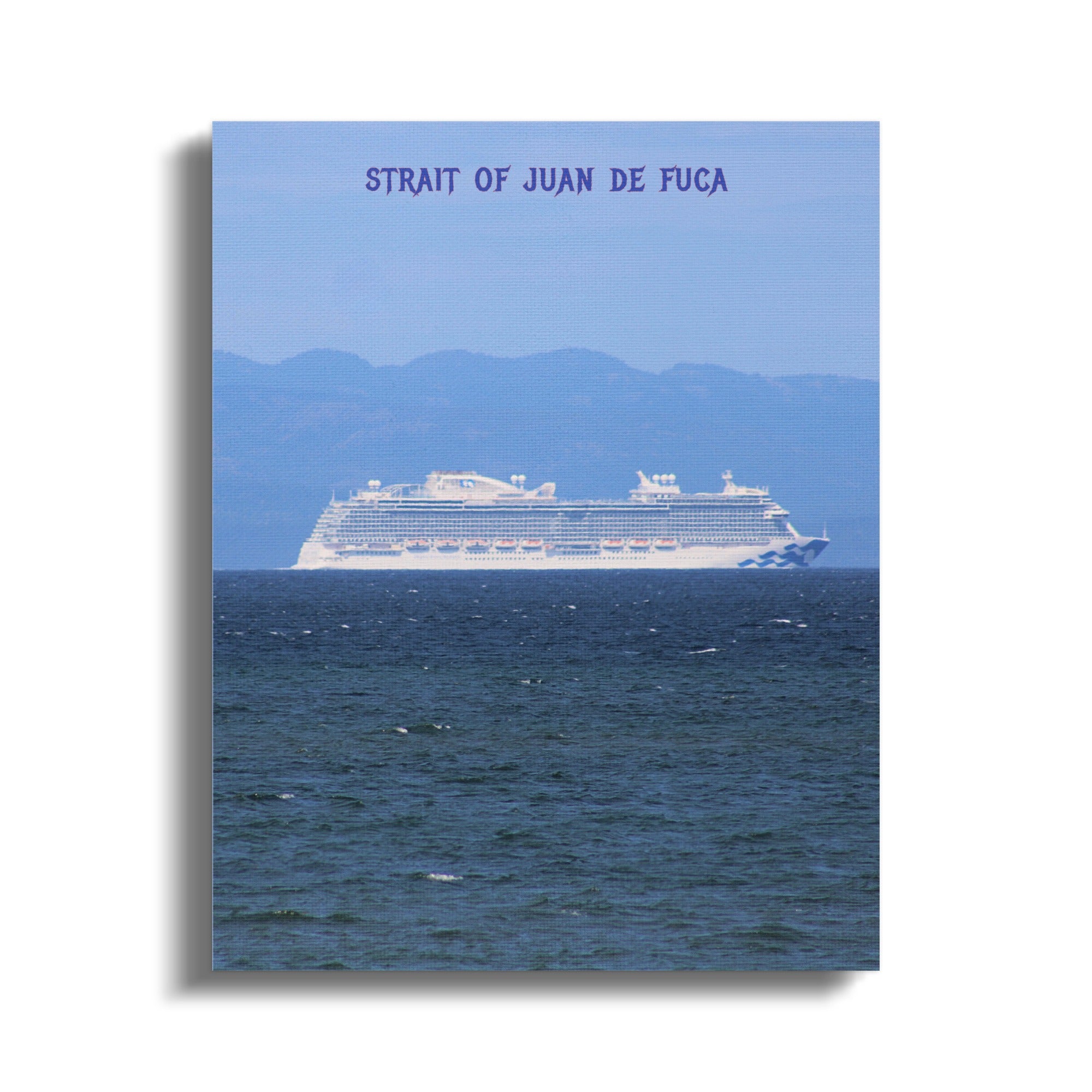 Strait Of Juan De Fuca Cruise Ship Wall Art product type