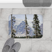 Scenic Mountain View Bath Mat for Cozy Bathroom Decor