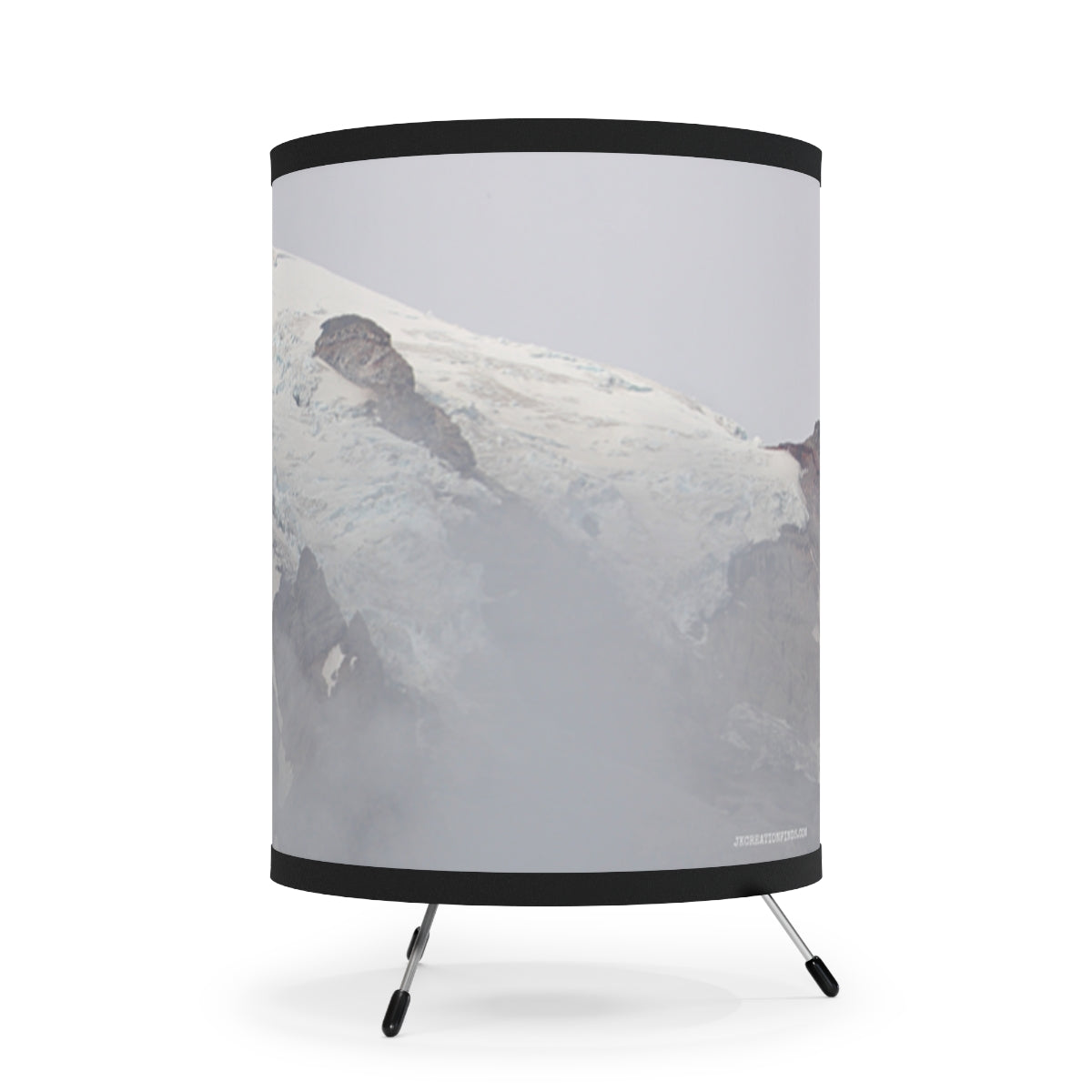 Snowy Mountain Peaks on Modern Room Divider