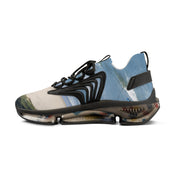 Athletic Shoes with Artistic Design Graphic Print