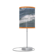 Ocean Wave Design Metal Table Lamp Product