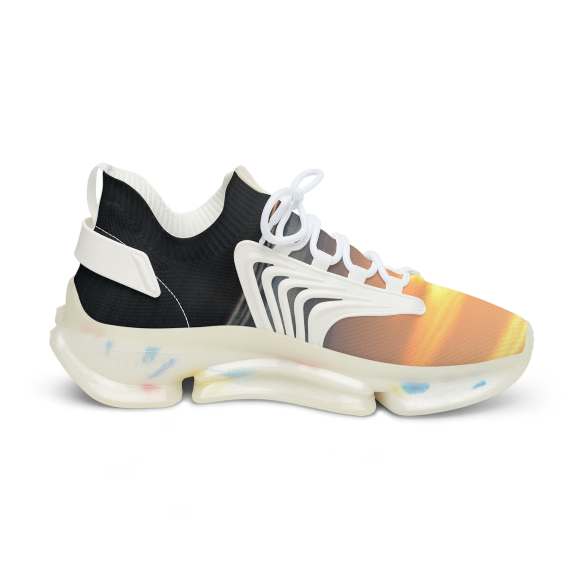 Vibrant Abstract Running Shoes with Unique Design