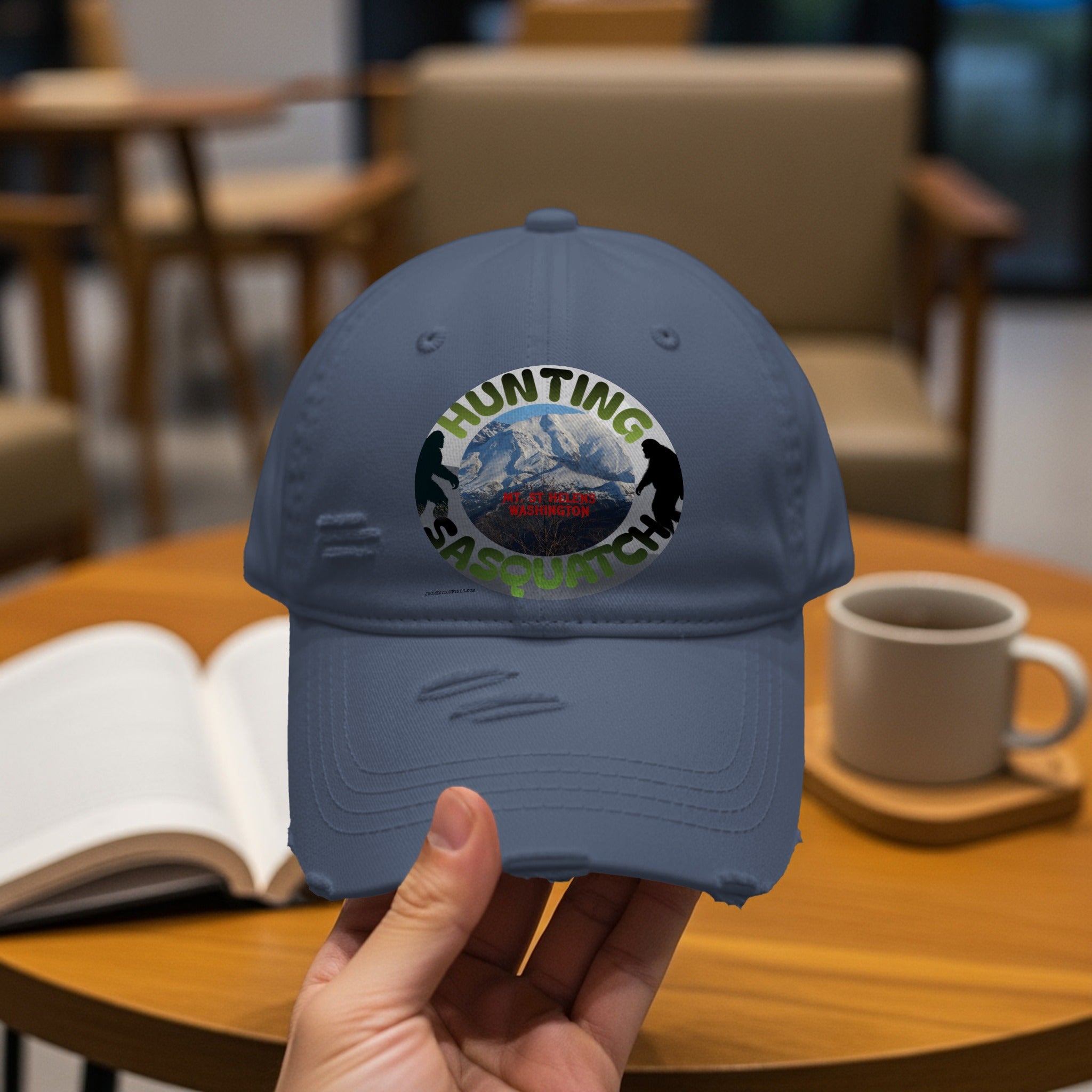 Hunting Sasquatch Embroidered Unstructured Cap product