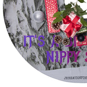 It's A Bit Nippy Christmas Tree Skirt product