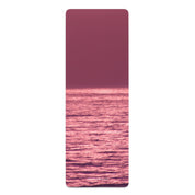 Serene Pink Ocean Scene Fitness Mat Product