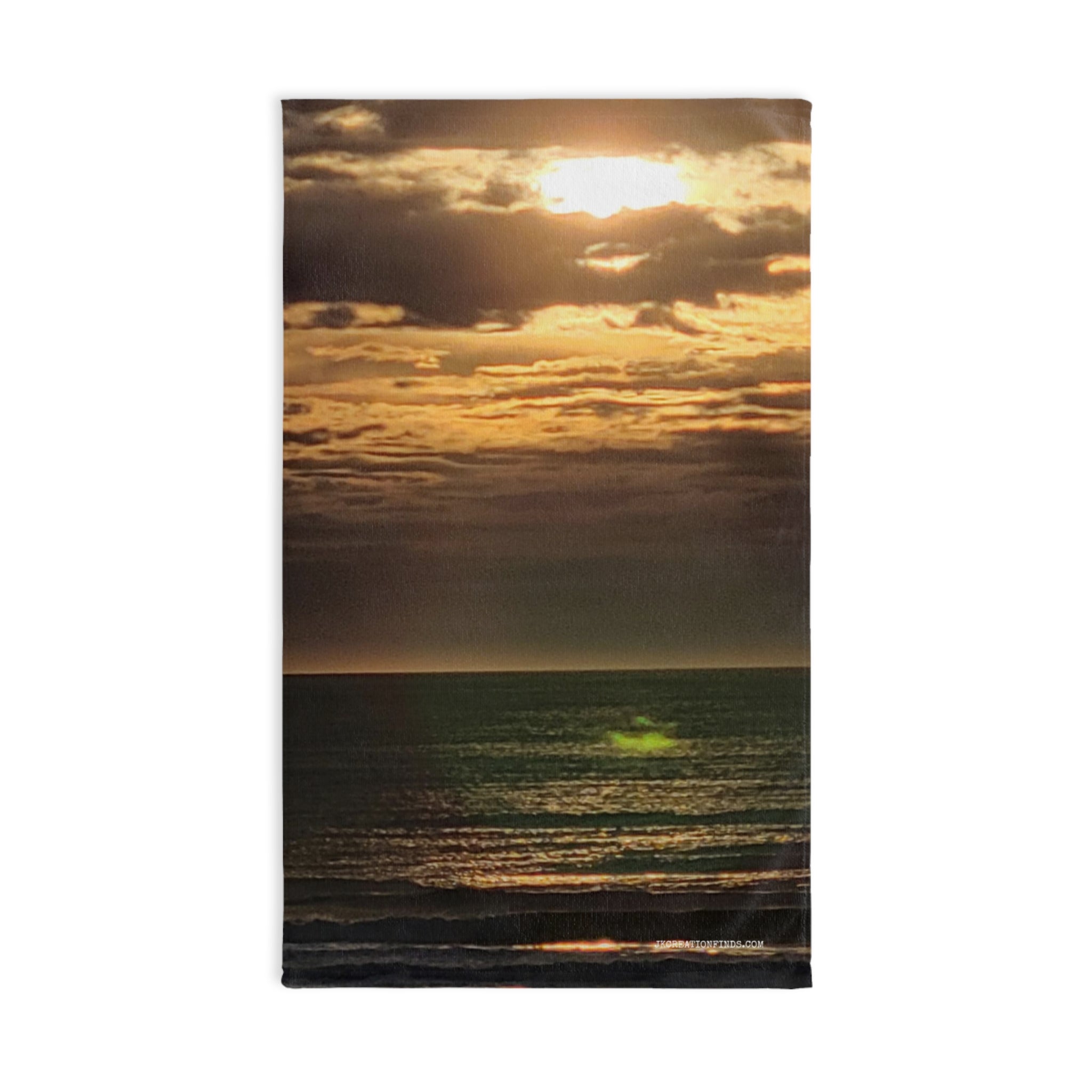 Beautiful Sunset Over Ocean Themed Towel product type