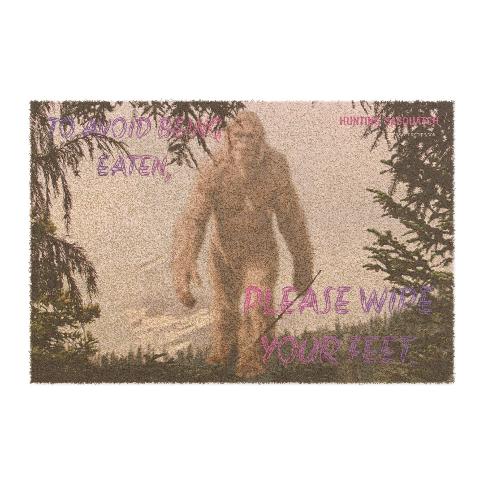 To Avoid Being Eaten Please Wipe Your Feet product