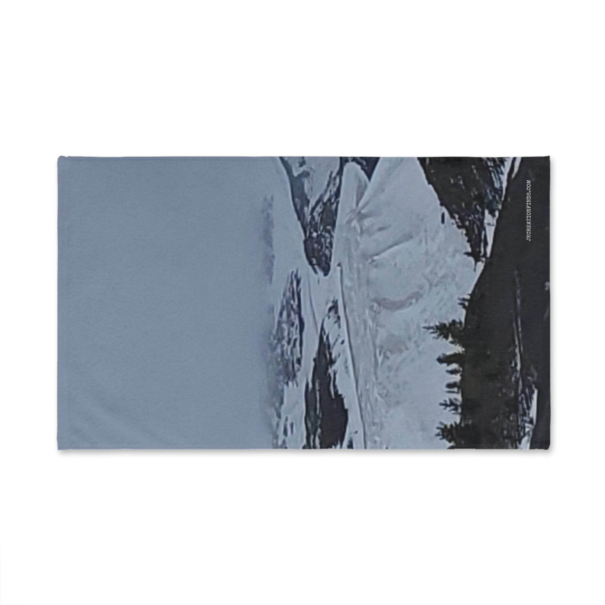 Snowy Mountain Landscape Printed Towel product