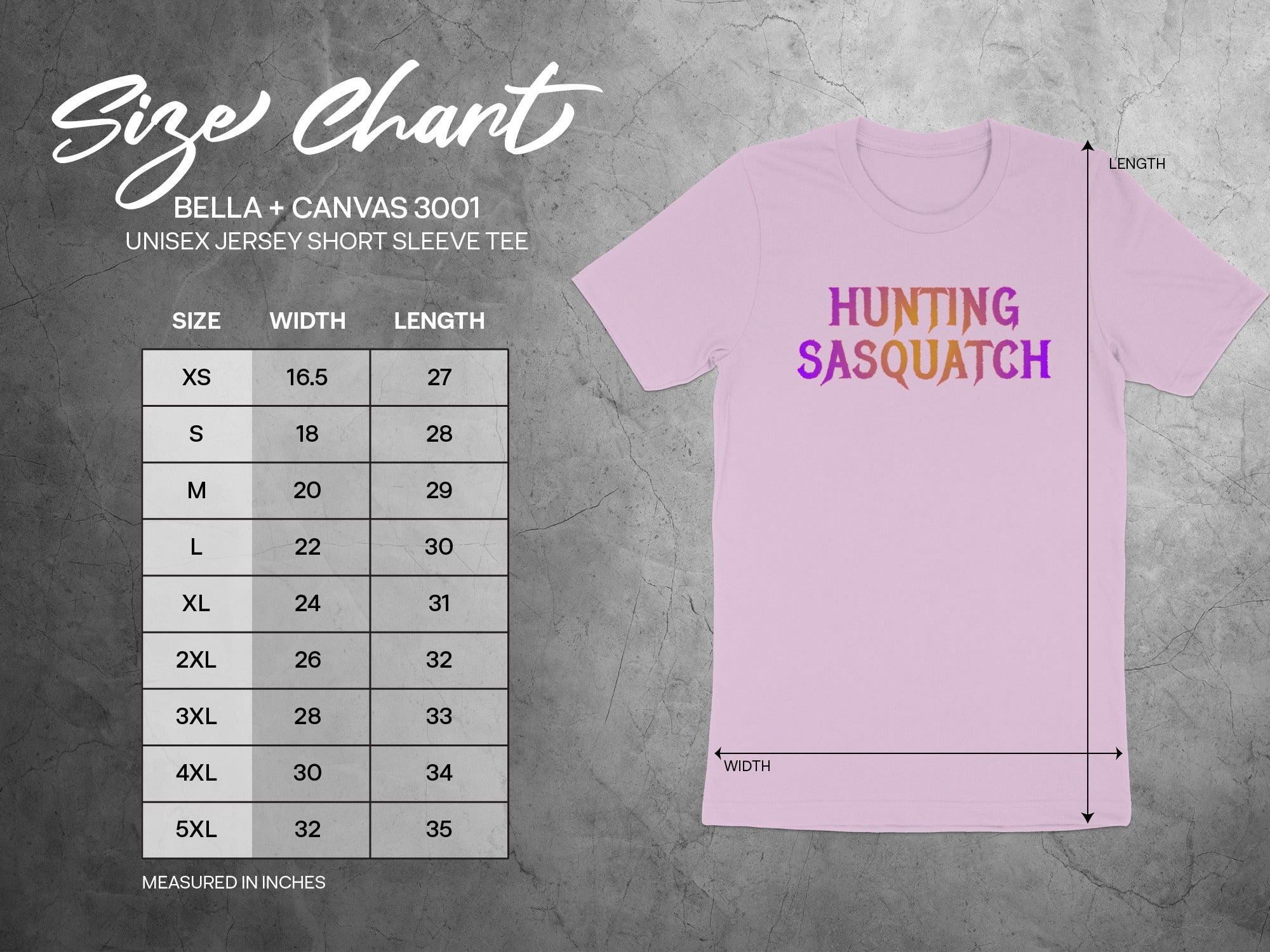 Hunting Sasquatch Unisex Jersey Short Sleeve Tee product type