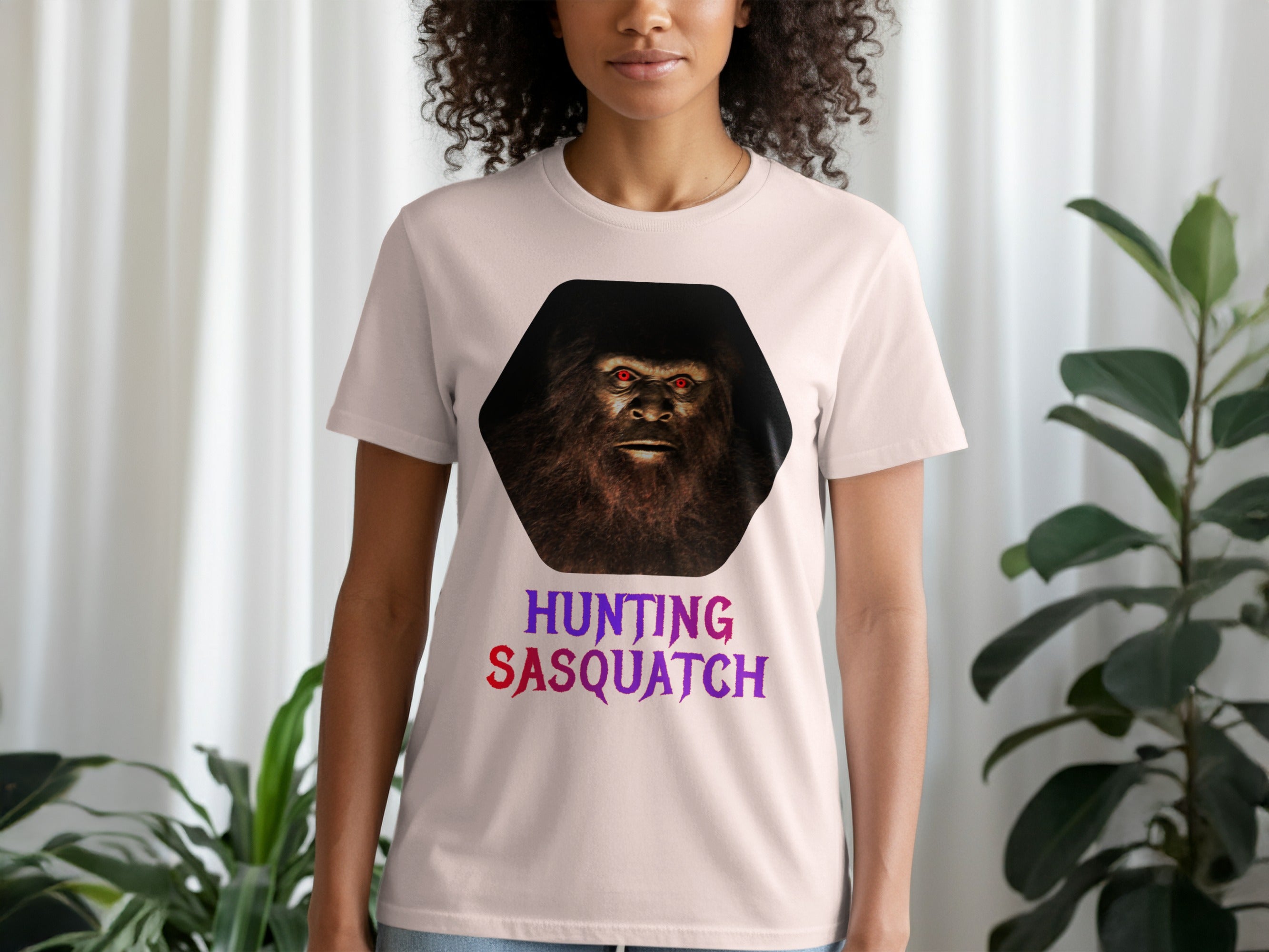 Hunting Sasquatch Graphic Print T-shirt product
