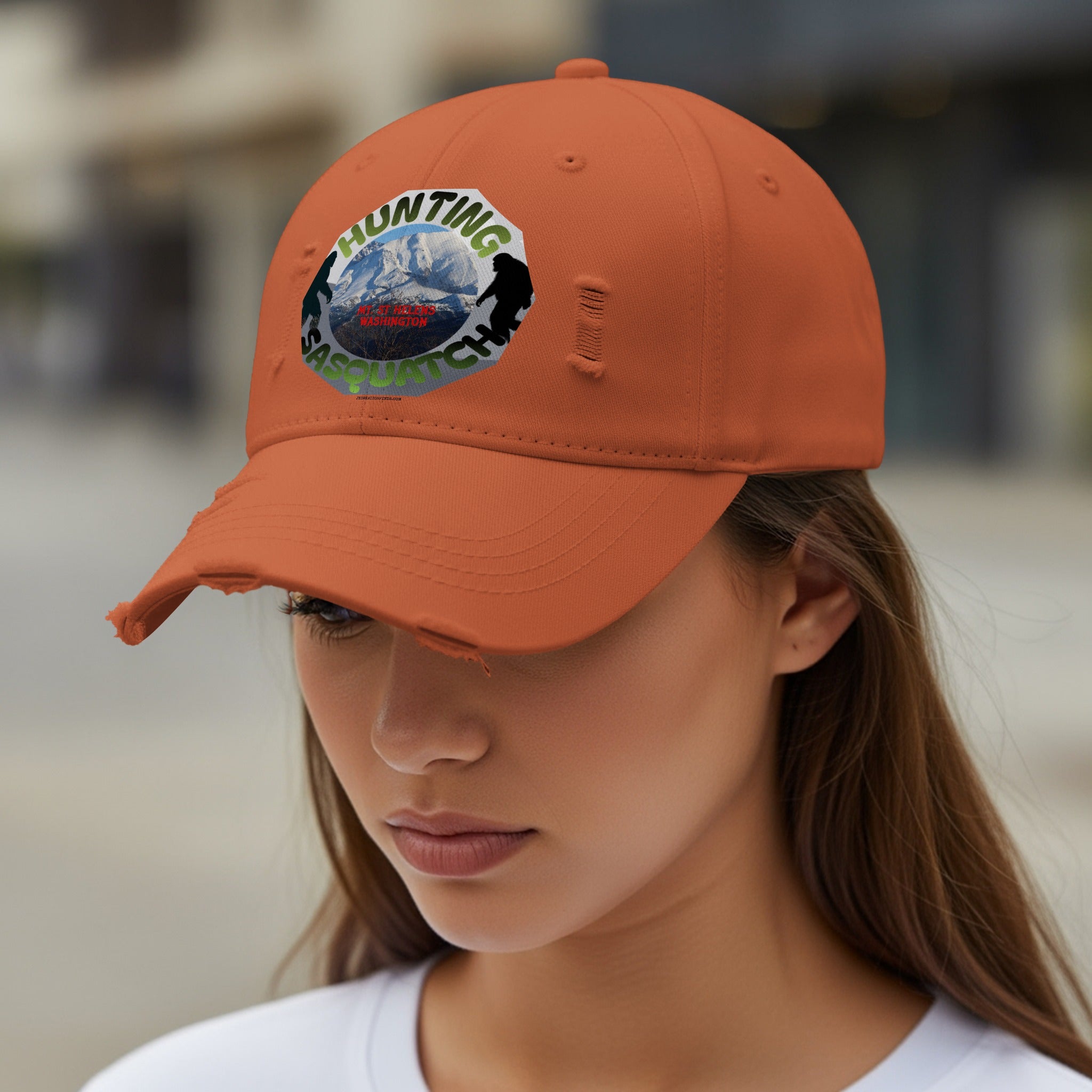 Vintage Hunting Sasquatch Embroidered Adjustable Cap product