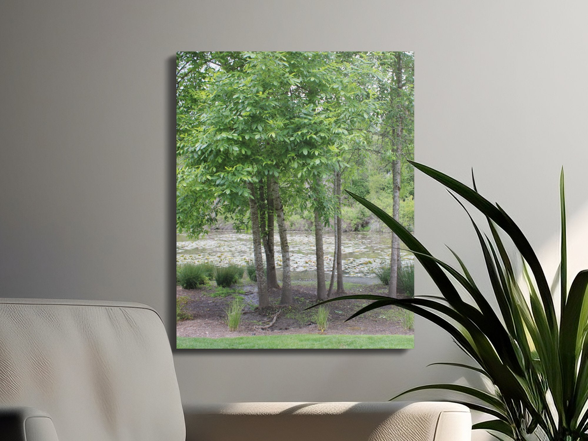 Serene Forest Canvas Wall Art for Empty Spaces product