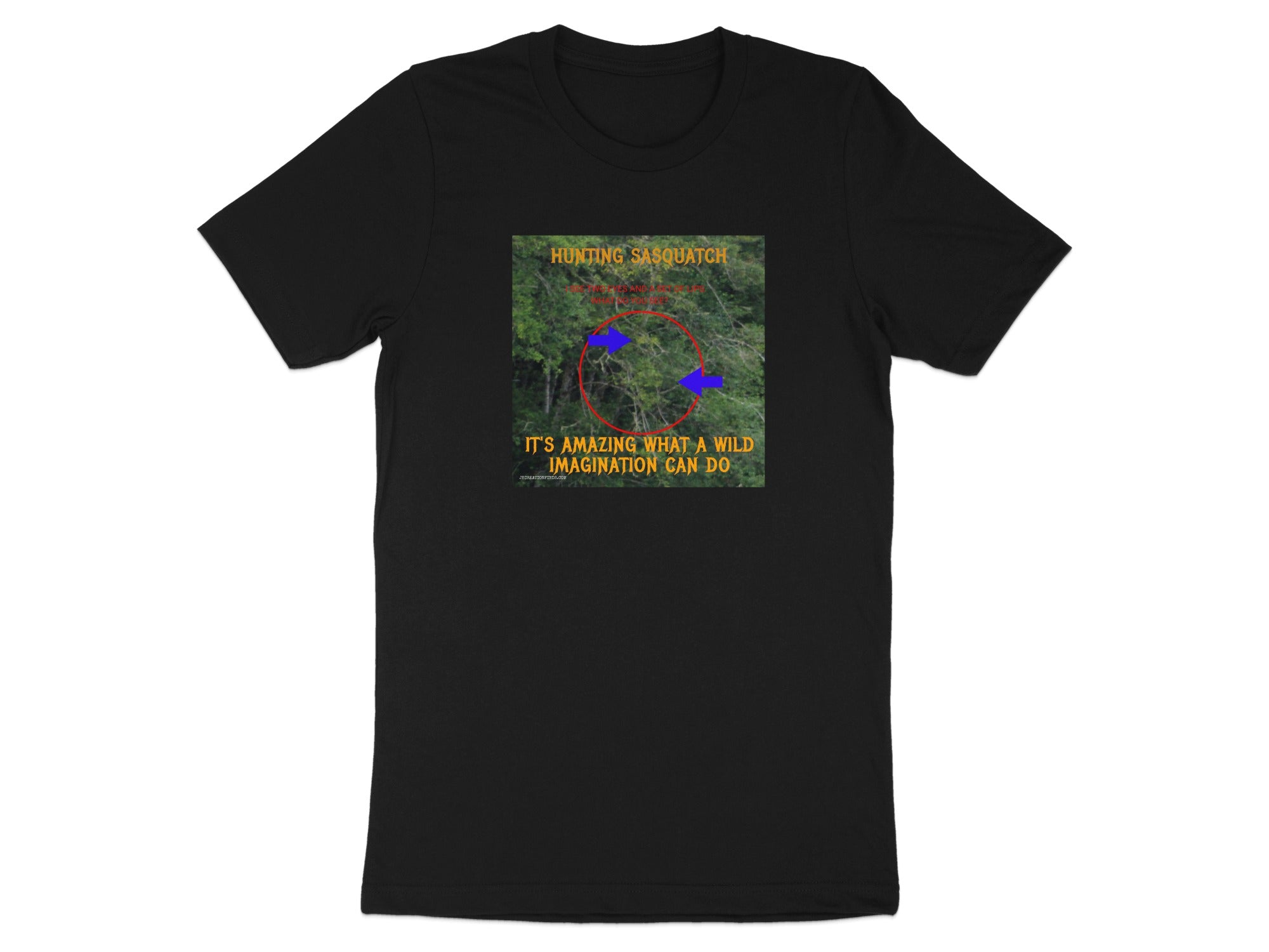 Hunting Sasquatch T Shirt Unique Imagination Design product type