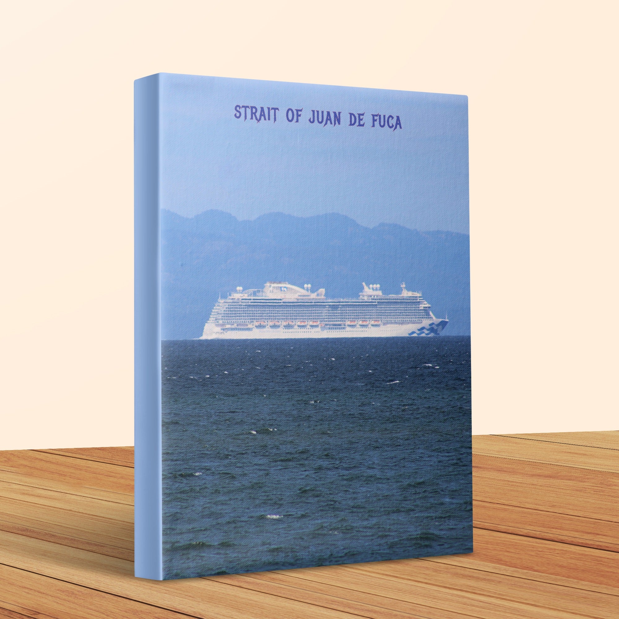 Strait of Juan de Fuca Ocean Scenery Canvas product