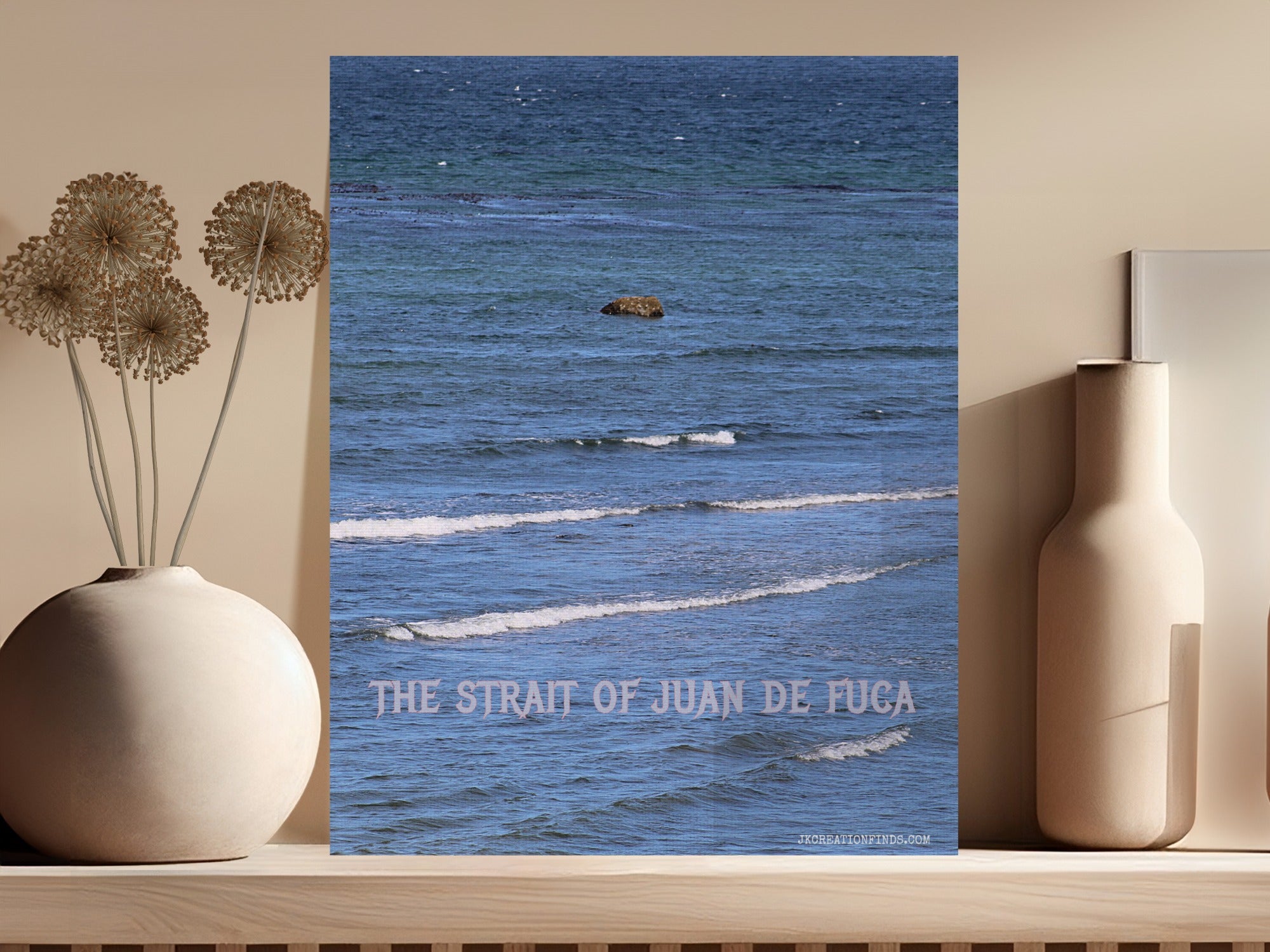 The Strait of Juan De Fuca Scenic Ocean Poster product type