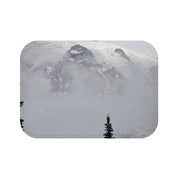 Misty Snowy Mountain Scenic Non-Slip Bath Mat