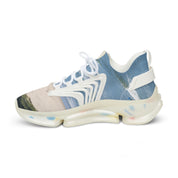 Stylish Wave Design Athletic Sneakers