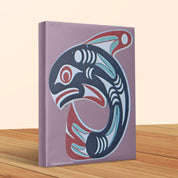 Artistic Fish Design Purple Art Canvas product