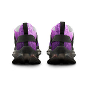 Trendy Purple and Black Athletic Footwear Sneakers