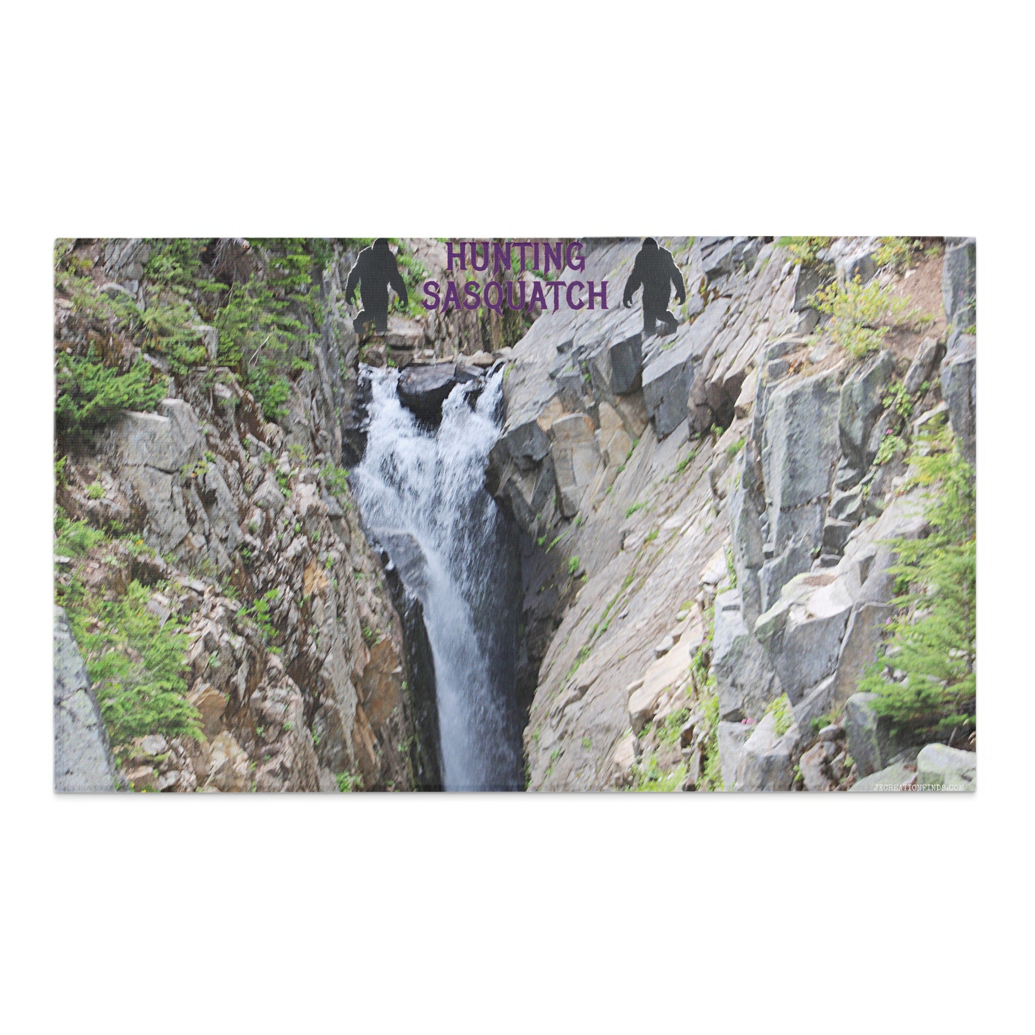 Hunting Sasquatch Waterfall Scenic Tapestry product type