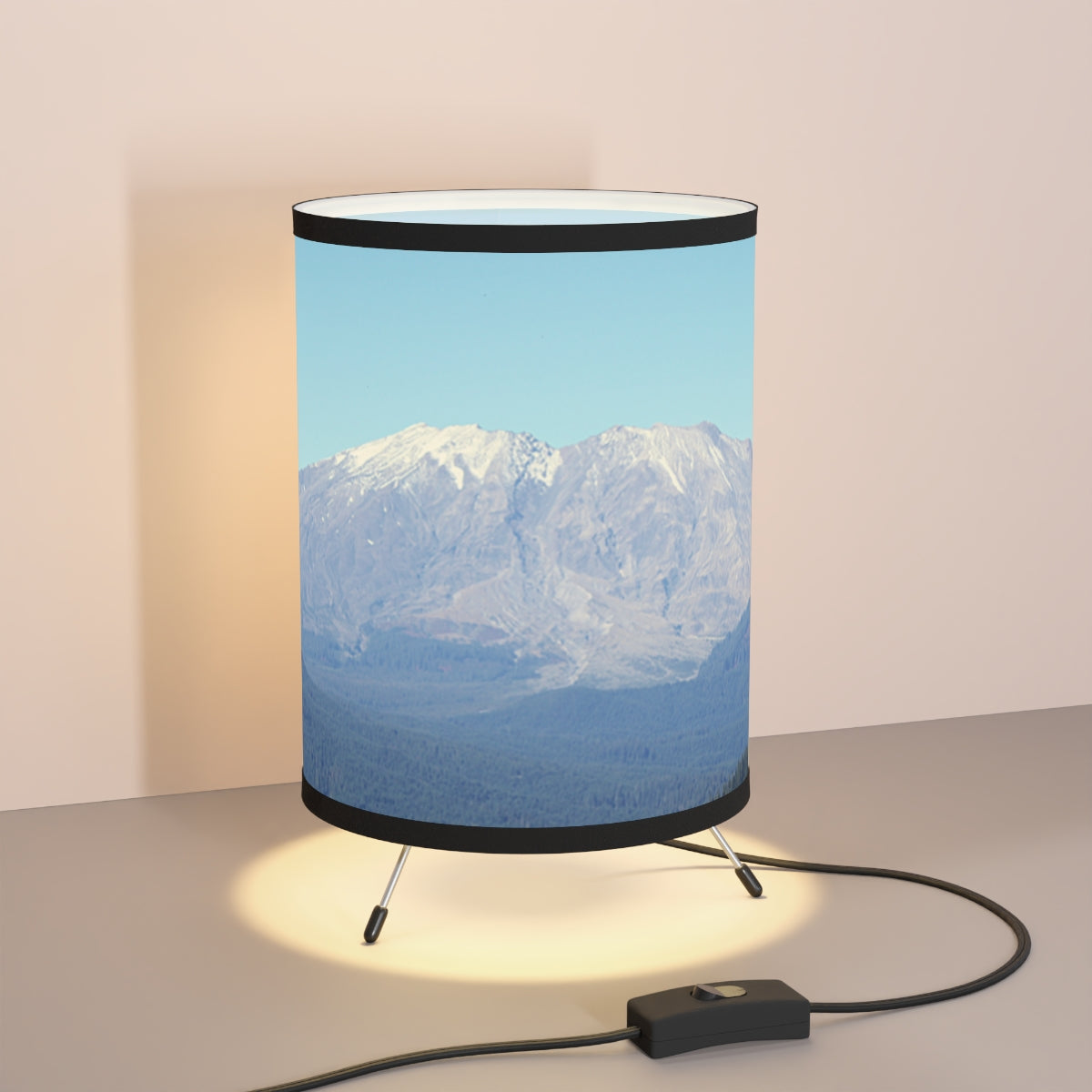 Stunning Mountain Landscape LED Table Lamp
