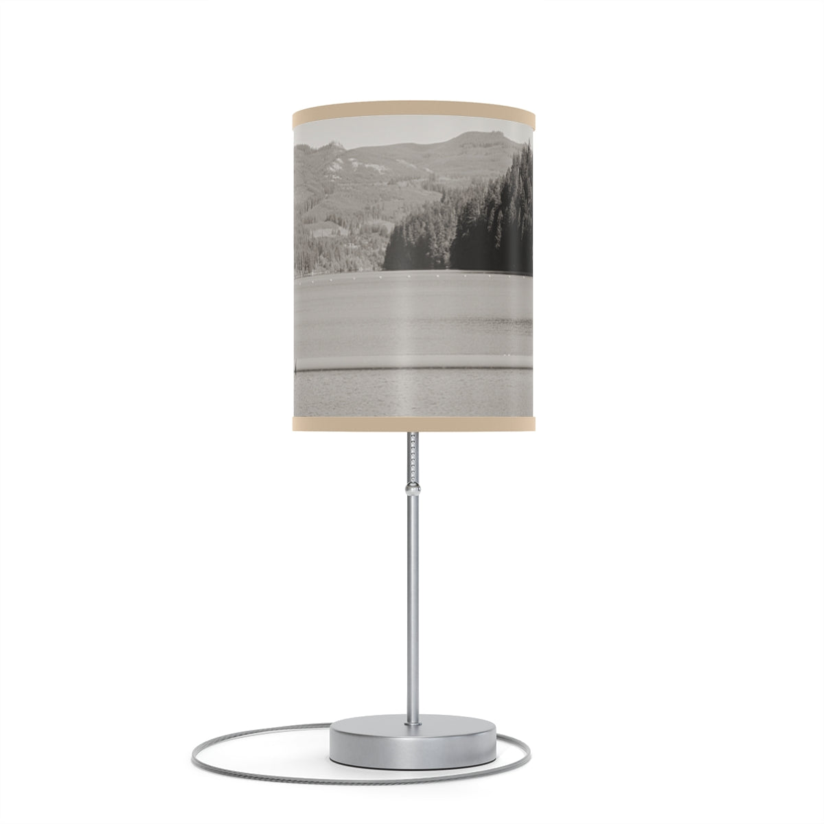 Scenic Mountain Lake Photographic Print Lamp product