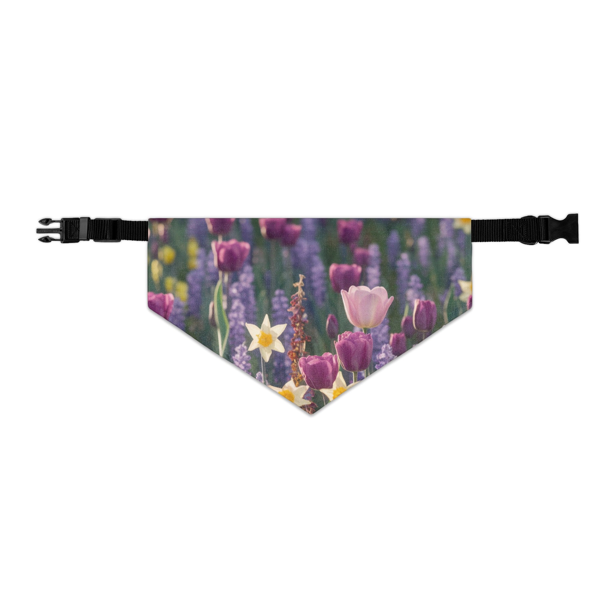 Beautiful Spring Flowers Pattern Dog Bandana product