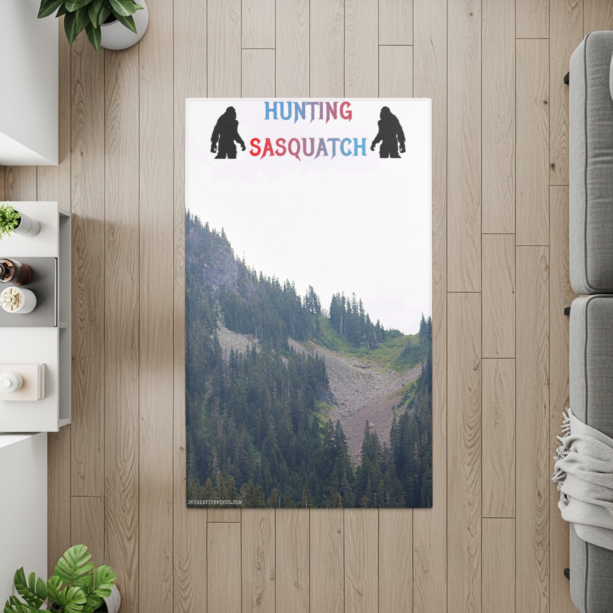 Hunting Sasquatch Poster for Nature Enthusiast product