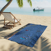 Vibrant Beach Scene Printed Towel for Relaxing Summer product