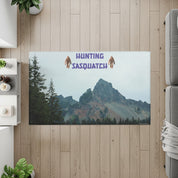 Hunting Sasquatch Mountain Print Rug product type