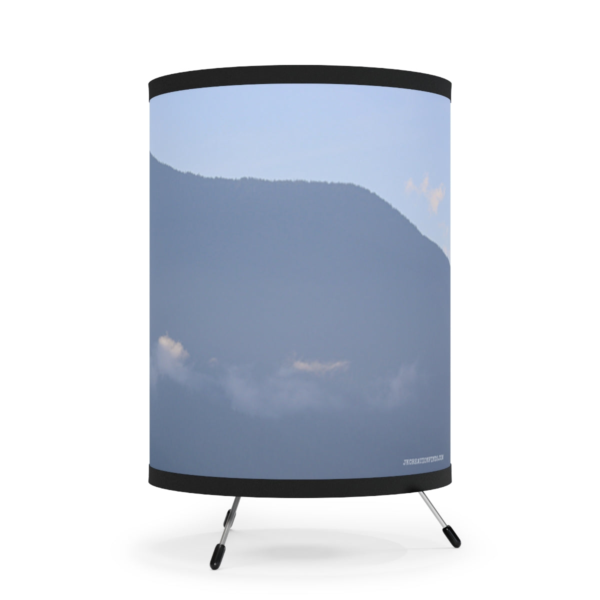 Serene Mountain Landscape Artwork Room Divider