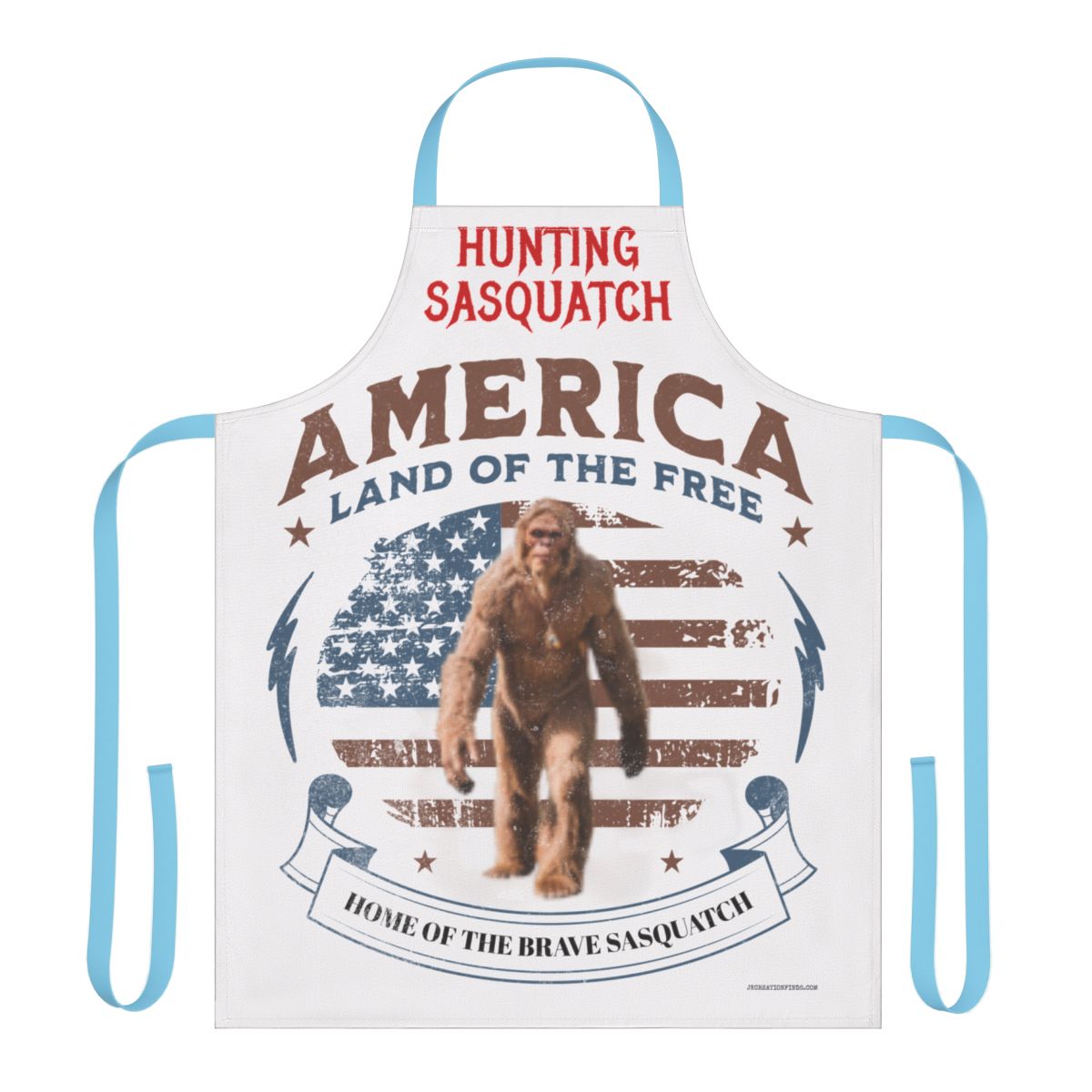 Hunting Sasquatch America Land of the Free Apron