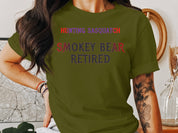 Hunting Sasquatch Smokey Bear Retired t-shirt product